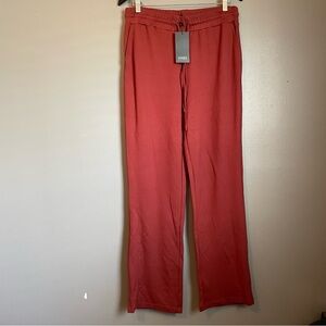 NWT Jones New York Sz Med Brick Brown Pull-on Sweatpants Lounge Pants Ret $79!